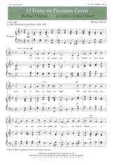 O Food to Pilgrims Given Two-Part choral sheet music cover